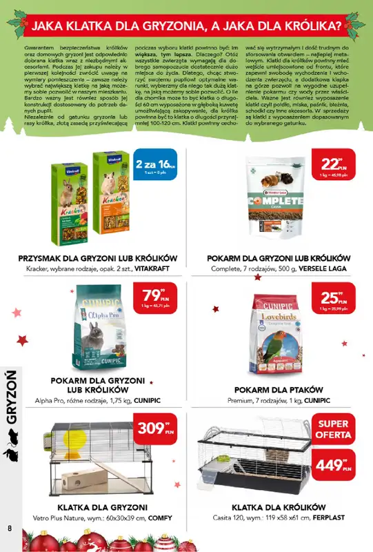 Aquael zoo - gazetka promocyjna Gazetka od wtorku 03.12 do wtorku 31.12 - strona 8