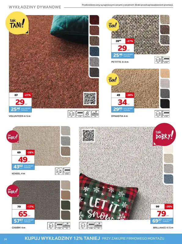 Komfort - gazetka promocyjna Święta z satysfakcją od środy 04.12 do wtorku 07.01 - strona 24