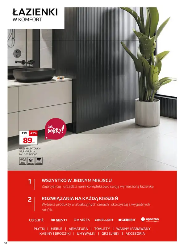 Komfort - gazetka promocyjna Święta z satysfakcją od środy 04.12 do wtorku 07.01 - strona 30