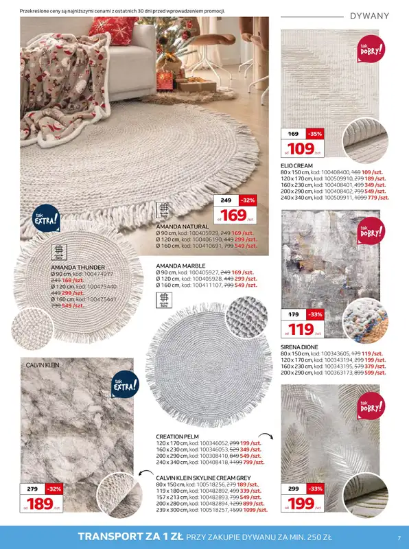 Komfort - gazetka promocyjna Święta z satysfakcją od środy 04.12 do wtorku 07.01 - strona 7