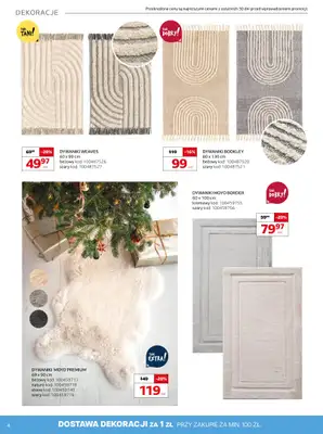 Komfort - gazetka promocyjna Święta z satysfakcją od środy 04.12 do wtorku 07.01 - strona 4 Komfort - gazetka promocyjna Święta z satysfakcją od środy 04.12 do wtorku 07.01 - strona 4