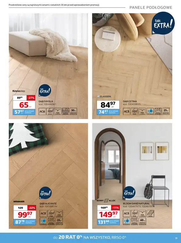 Komfort - gazetka promocyjna Święta z satysfakcją od środy 04.12 do wtorku 07.01 - strona 19