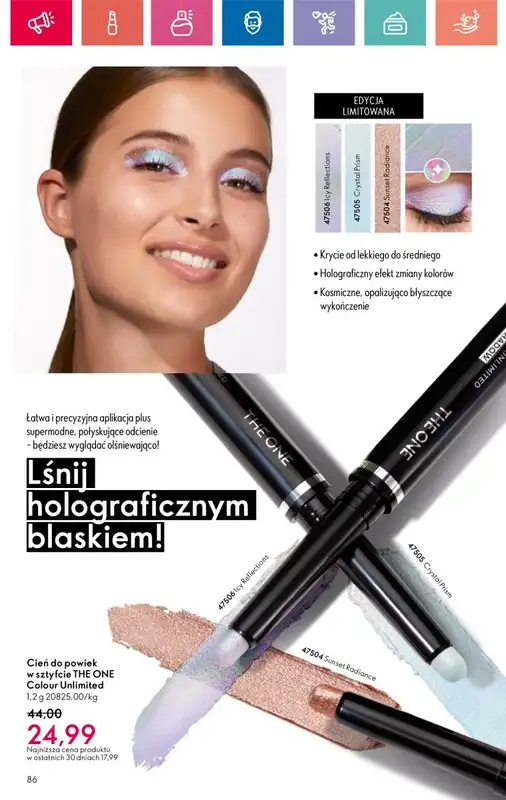 Oriflame - gazetka promocyjna Katalog 1/2025 od niedzieli 29.12 do soboty 18.01 - strona 86