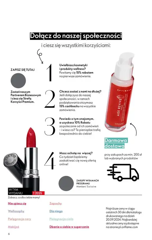 Oriflame - gazetka promocyjna Katalog 1/2025 od niedzieli 29.12 do soboty 18.01 - strona 6