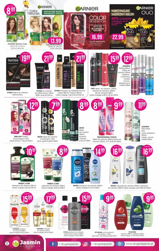 Drogerie Jasmin - gazetka promocyjna Gazetka od poniedziałku 09.12 do wtorku 31.12 - strona 2