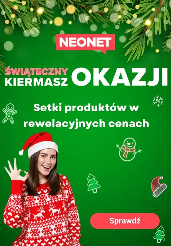 NEONET - gazetka promocyjna Świąteczny kiermasz okazji! od piątku 13.12 do środy 18.12