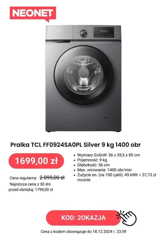 NEONET - gazetka promocyjna Świąteczny kiermasz okazji! od piątku 13.12 do środy 18.12 - strona 5