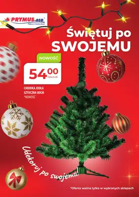 Prymus AGD / Prima Deco - gazetka promocyjna Świętuj po swojemu od piątku 13.12 do środy 25.12