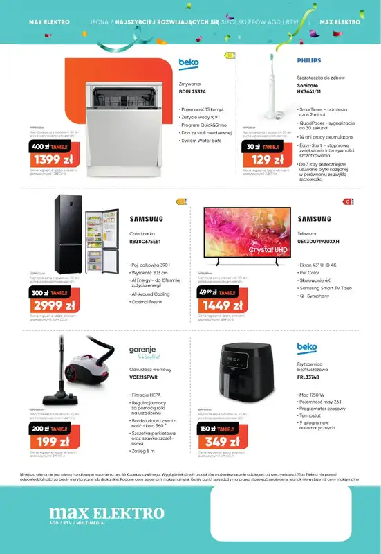 Max Elektro - gazetka promocyjna Gazetka od czwartku 02.01 do środy 29.01 - strona 12