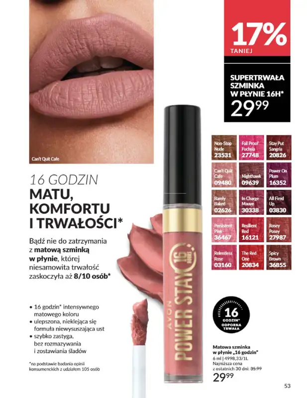 AVON - gazetka promocyjna Katalog Styczeń 2025 od czwartku 02.01 do piątku 31.01 - strona 53