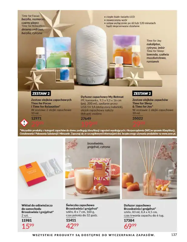 AVON - gazetka promocyjna Katalog Styczeń 2025 od czwartku 02.01 do piątku 31.01 - strona 137
