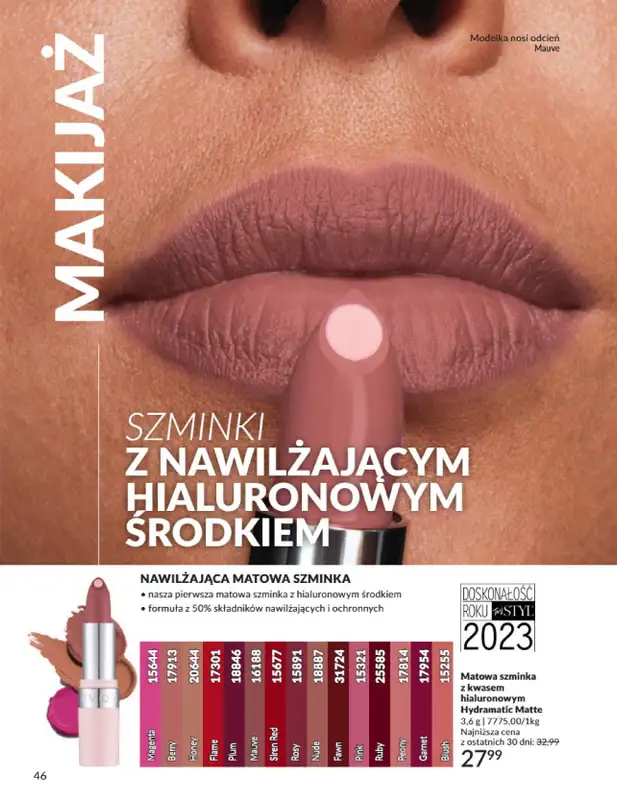 AVON - gazetka promocyjna Katalog Styczeń 2025 od czwartku 02.01 do piątku 31.01 - strona 46