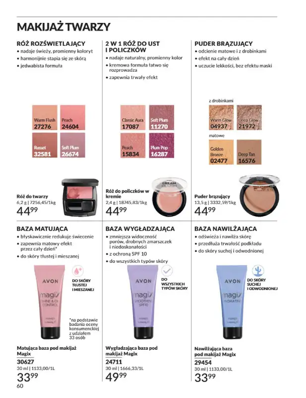 AVON - gazetka promocyjna Katalog Styczeń 2025 od czwartku 02.01 do piątku 31.01 - strona 60