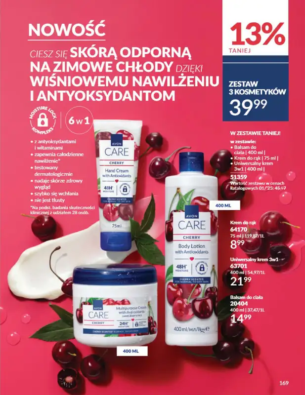 AVON - gazetka promocyjna Katalog Styczeń 2025 od czwartku 02.01 do piątku 31.01 - strona 169
