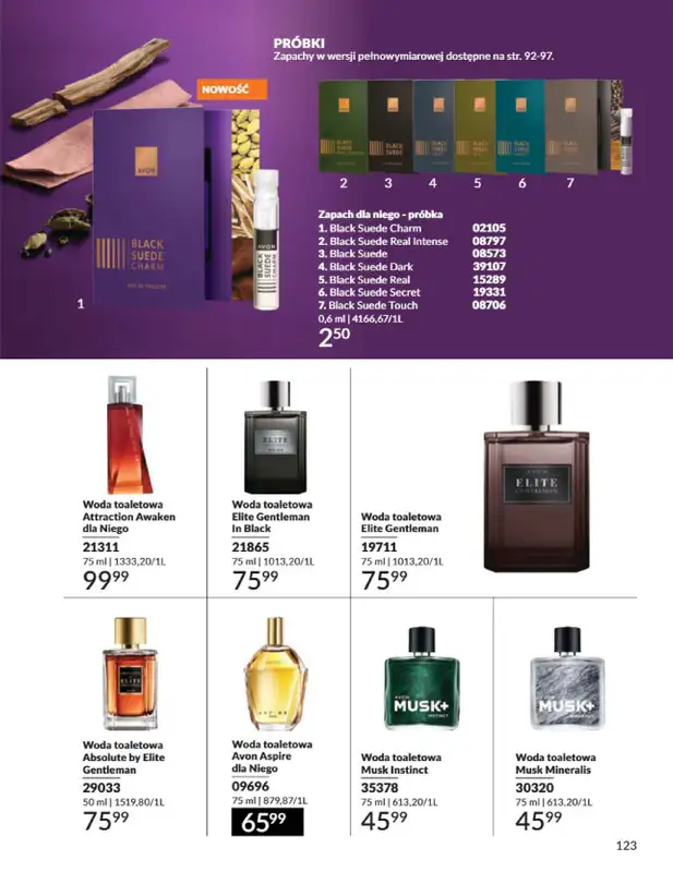AVON - gazetka promocyjna Katalog Styczeń 2025 od czwartku 02.01 do piątku 31.01 - strona 123