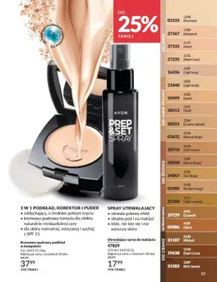 AVON - gazetka promocyjna Katalog Styczeń 2025 od czwartku 02.01 do piątku 31.01 - strona 57