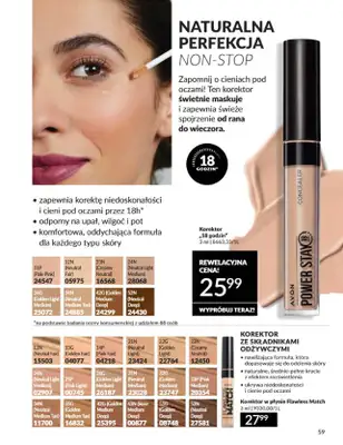 AVON - gazetka promocyjna Katalog Styczeń 2025 od czwartku 02.01 do piątku 31.01 - strona 59