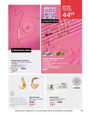 AVON - gazetka promocyjna Katalog Styczeń 2025 od czwartku 02.01 do piątku 31.01 - strona 139