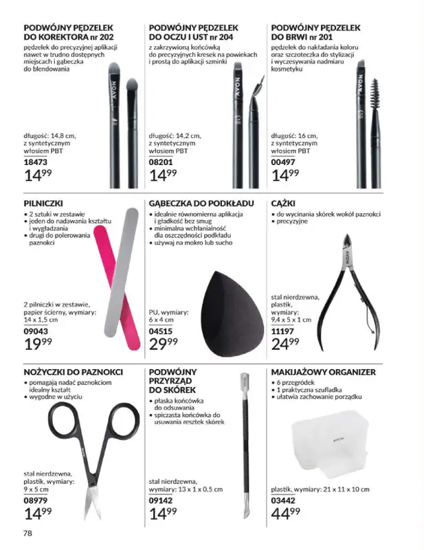 AVON - gazetka promocyjna Katalog Styczeń 2025 od czwartku 02.01 do piątku 31.01 - strona 78