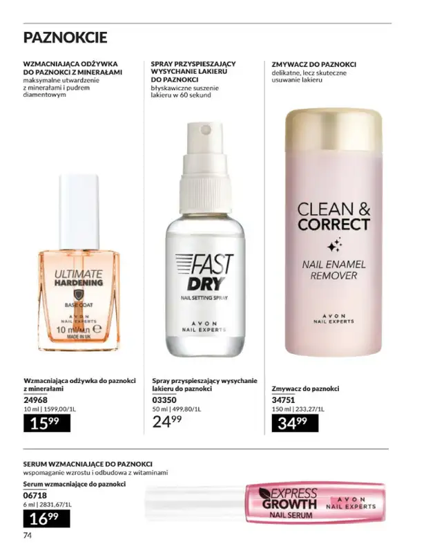 AVON - gazetka promocyjna Katalog Styczeń 2025 od czwartku 02.01 do piątku 31.01 - strona 74