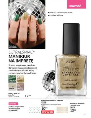 AVON - gazetka promocyjna Katalog Styczeń 2025 od czwartku 02.01 do piątku 31.01 - strona 77