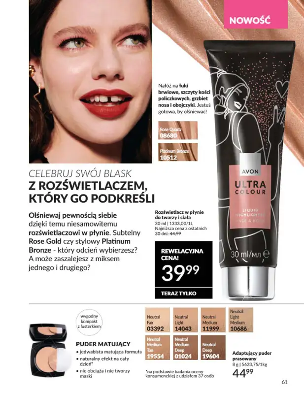 AVON - gazetka promocyjna Katalog Styczeń 2025 od czwartku 02.01 do piątku 31.01 - strona 61
