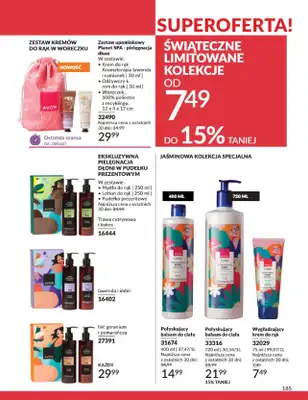 AVON - gazetka promocyjna Katalog Styczeń 2025 od czwartku 02.01 do piątku 31.01 - strona 185