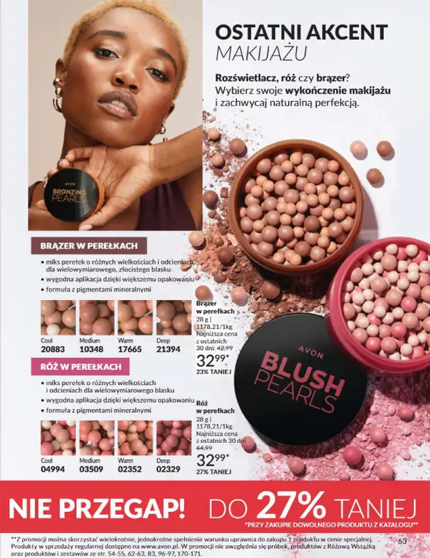AVON - gazetka promocyjna Katalog Styczeń 2025 od czwartku 02.01 do piątku 31.01 - strona 63