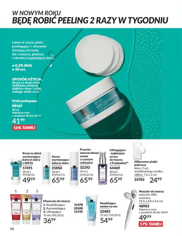 AVON - gazetka promocyjna Katalog Styczeń 2025 od czwartku 02.01 do piątku 31.01 - strona 38