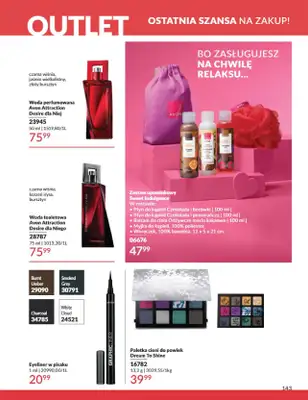 AVON - gazetka promocyjna Katalog Styczeń 2025 od czwartku 02.01 do piątku 31.01 - strona 143