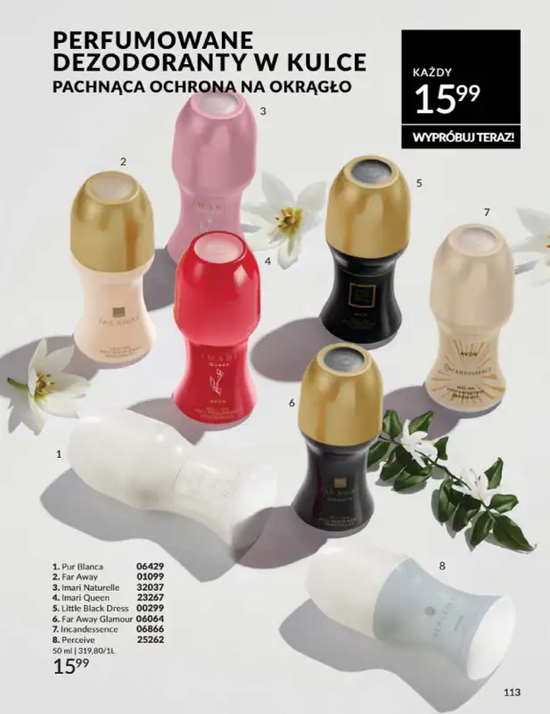 AVON - gazetka promocyjna Katalog Styczeń 2025 od czwartku 02.01 do piątku 31.01 - strona 113