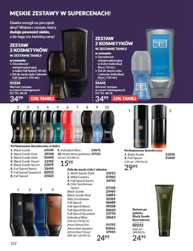 AVON - gazetka promocyjna Katalog Styczeń 2025 od czwartku 02.01 do piątku 31.01 - strona 122