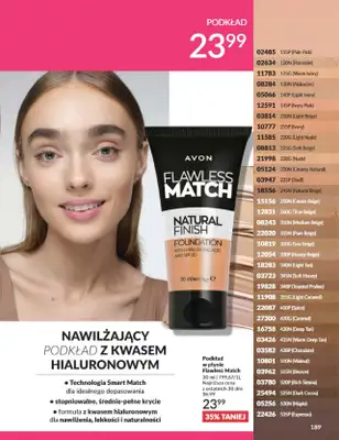 AVON - gazetka promocyjna Katalog Styczeń 2025 od czwartku 02.01 do piątku 31.01 - strona 189