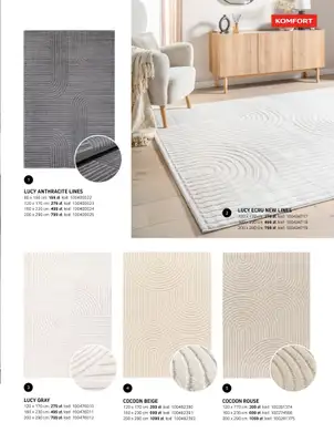 Komfort - gazetka promocyjna Katalog dywanów 2024/2025 od soboty 04.01 do środy 31.12 - strona 25 Komfort - gazetka promocyjna Katalog dywanów 2024/2025 od soboty 04.01 do środy 31.12 - strona 25