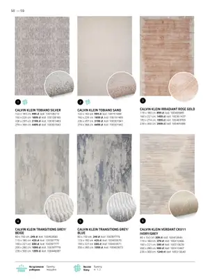 Komfort - gazetka promocyjna Katalog dywanów 2024/2025 od soboty 04.01 do środy 31.12 - strona 58 Komfort - gazetka promocyjna Katalog dywanów 2024/2025 od soboty 04.01 do środy 31.12 - strona 58