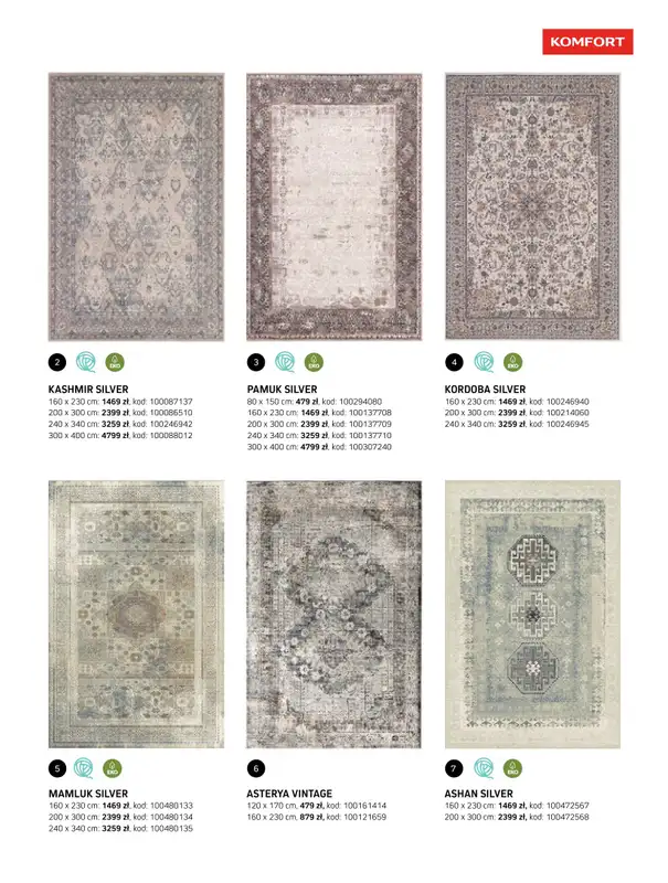 Komfort - gazetka promocyjna Katalog dywanów 2024/2025 od soboty 04.01 do środy 31.12 - strona 17