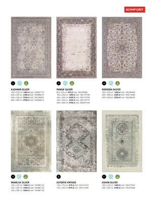 Komfort - gazetka promocyjna Katalog dywanów 2024/2025 od soboty 04.01 do środy 31.12 - strona 17 Komfort - gazetka promocyjna Katalog dywanów 2024/2025 od soboty 04.01 do środy 31.12 - strona 17