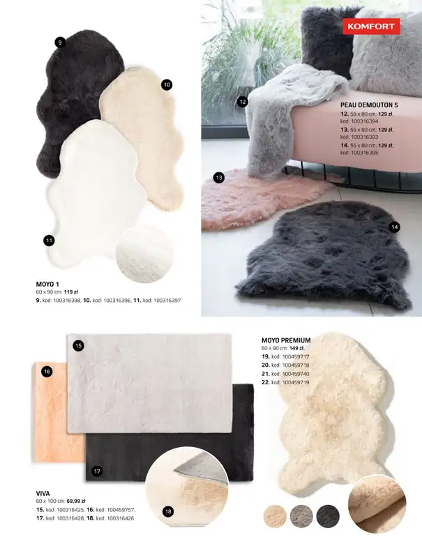 Komfort - gazetka promocyjna Katalog dywanów 2024/2025 od soboty 04.01 do środy 31.12 - strona 79