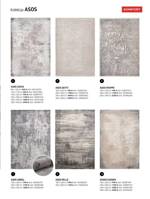 Komfort - gazetka promocyjna Katalog dywanów 2024/2025 od soboty 04.01 do środy 31.12 - strona 21