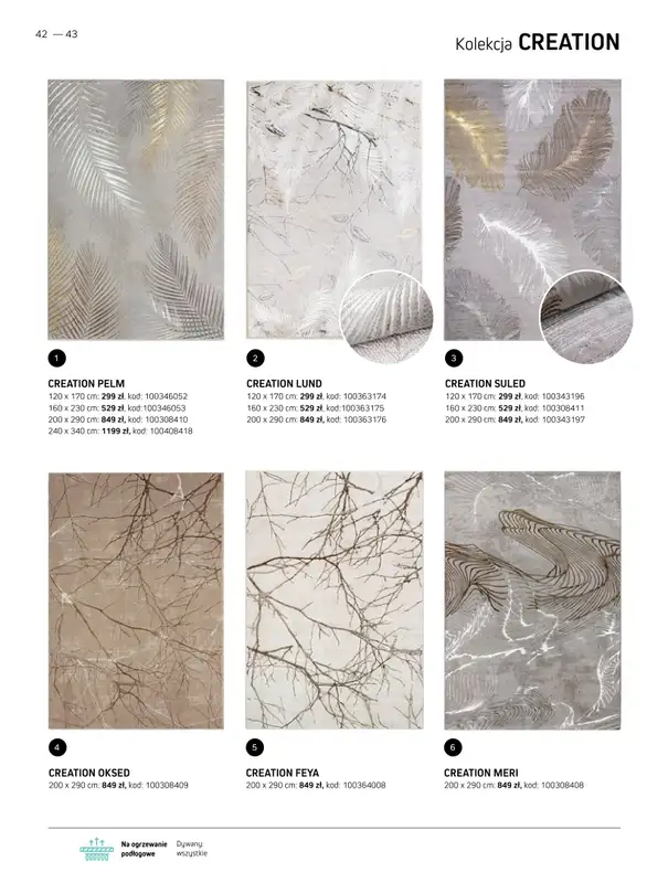 Komfort - gazetka promocyjna Katalog dywanów 2024/2025 od soboty 04.01 do środy 31.12 - strona 42