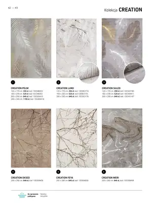 Komfort - gazetka promocyjna Katalog dywanów 2024/2025 od soboty 04.01 do środy 31.12 - strona 42 Komfort - gazetka promocyjna Katalog dywanów 2024/2025 od soboty 04.01 do środy 31.12 - strona 42