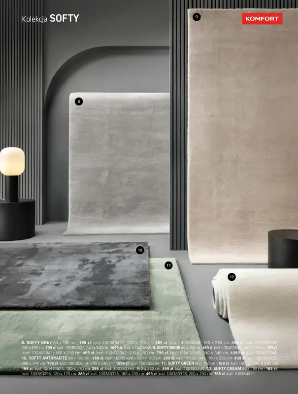 Komfort - gazetka promocyjna Katalog dywanów 2024/2025 od soboty 04.01 do środy 31.12 - strona 67