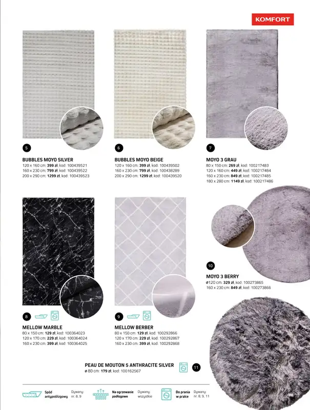Komfort - gazetka promocyjna Katalog dywanów 2024/2025 od soboty 04.01 do środy 31.12 - strona 71