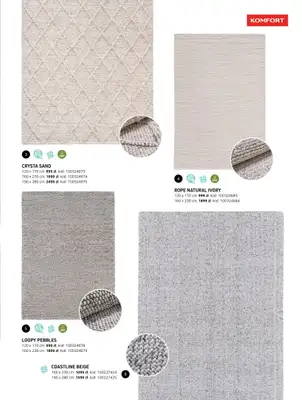 Komfort - gazetka promocyjna Katalog dywanów 2024/2025 od soboty 04.01 do środy 31.12 - strona 49 Komfort - gazetka promocyjna Katalog dywanów 2024/2025 od soboty 04.01 do środy 31.12 - strona 49