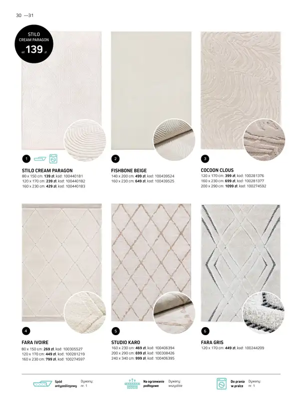 Komfort - gazetka promocyjna Katalog dywanów 2024/2025 od soboty 04.01 do środy 31.12 - strona 30