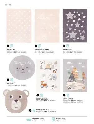 Komfort - gazetka promocyjna Katalog dywanów 2024/2025 od soboty 04.01 do środy 31.12 - strona 66 Komfort - gazetka promocyjna Katalog dywanów 2024/2025 od soboty 04.01 do środy 31.12 - strona 66