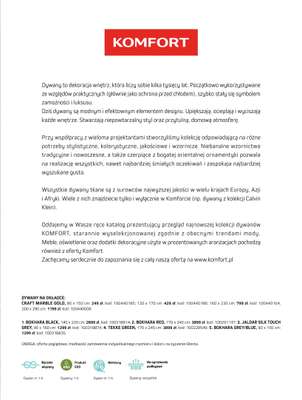 Komfort - gazetka promocyjna Katalog dywanów 2024/2025 od soboty 04.01 do środy 31.12 - strona 3