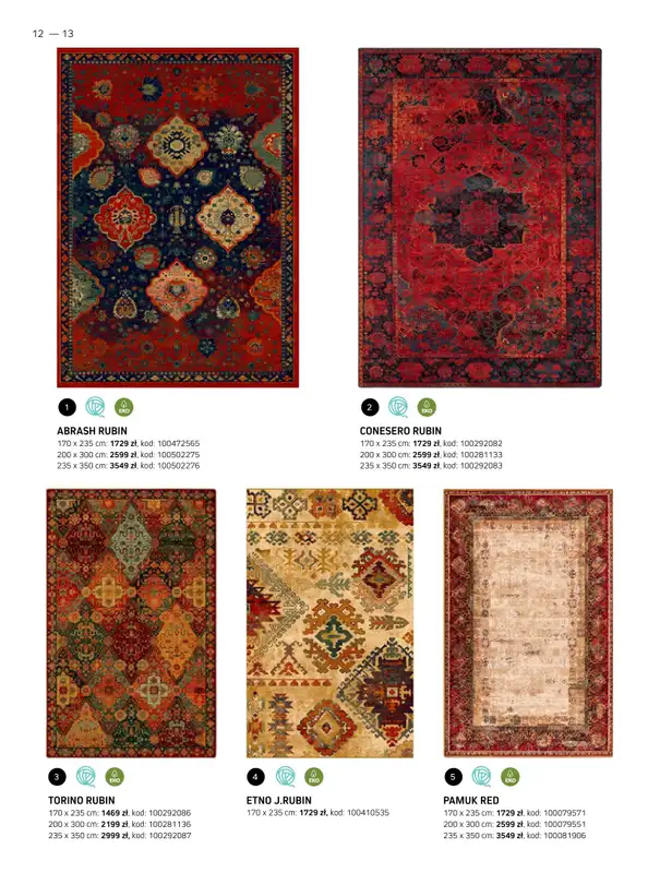Komfort - gazetka promocyjna Katalog dywanów 2024/2025 od soboty 04.01 do środy 31.12 - strona 12