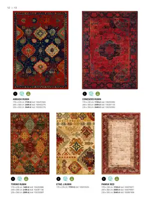 Komfort - gazetka promocyjna Katalog dywanów 2024/2025 od soboty 04.01 do środy 31.12 - strona 12 Komfort - gazetka promocyjna Katalog dywanów 2024/2025 od soboty 04.01 do środy 31.12 - strona 12