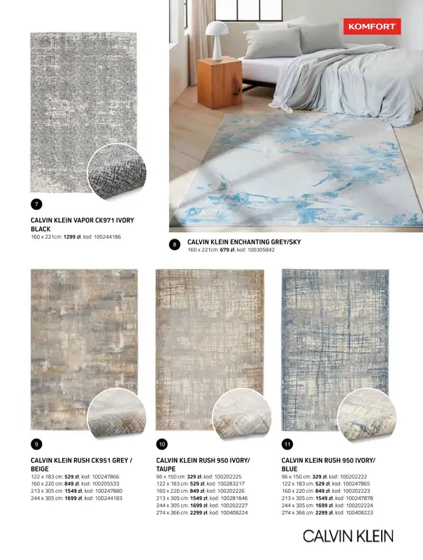 Komfort - gazetka promocyjna Katalog dywanów 2024/2025 od soboty 04.01 do środy 31.12 - strona 59